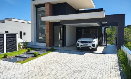 LINDA casa térrea para venda com 220 m² com 3 suítes PISCINA no MOSAICO ESSENCE - Cezar de Sousa