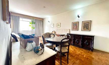 Apartamento espaçoso em Perdizes: 2 quartos, 2 salas, 2 banheiros, 1 vaga. Próximo ao Allianz Park e Bourbon. 132 m².
