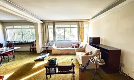 Residência de Luxo no Edifício Siena: 3 Dormitórios, 145m² na Avenida Higienópolis, com Vista para o Verde e Ótimas Áreas de Lazer!