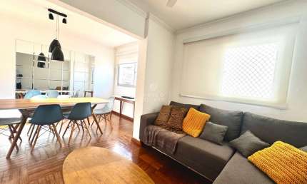 Apartamento à venda em Higienópolis: 2 quartos, 2 salas, 1 banheiro, vaga de garagem - 68m² na Praça Buenos Aires!