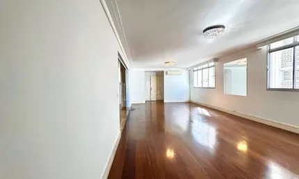 Apartamento de 3 quartos com suíte em Higienópolis, São Paulo-SP  Espaçoso com 3 salas e 4 banheiros - 170,00 m²  2 vagas