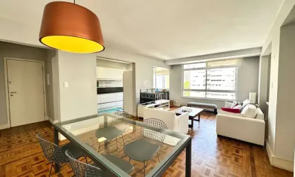 Apartamento à venda em higienópolis: 2 quartos, 3 salas, 2 banheiros, 1 vaga de garagem - reformado com ótima vista próximo ao metro mackenzie!