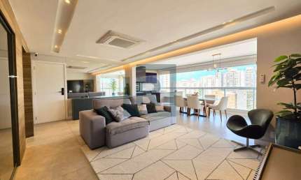 Apartamento da construtora Paulo Mauro de 123m² com 3 dormitórios, sendo 2 suítes e 3 vagas na Pompeia