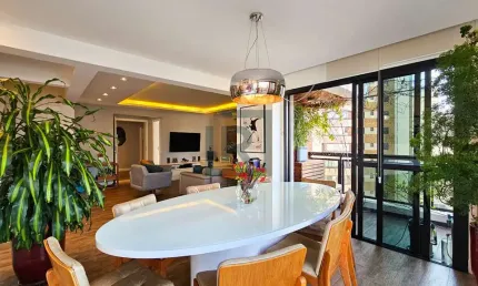 Apartamento Duplex de 172m² com 4 dormitórios, sendo 2 suíte e 3 vagas, em Perdizes