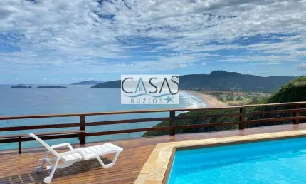 Condomínio SOLEMAR - Excelente casa 4 quartos vista para o Mar de Geribá e Tucuns Armação dos Búzios