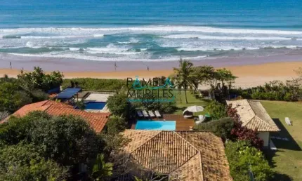 Ótima casa 4 quartos pé na areia de geribá armação de búzios
