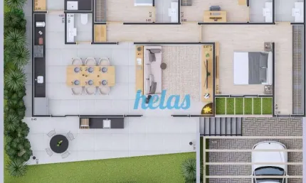 Casa com 3 dormitórios à venda, 131 m² por R$ 1.003.488,00 - Condomínio Vila da Montanha - Atibaia/SP