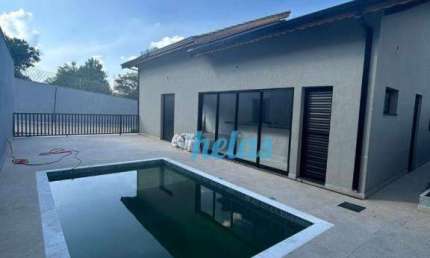 CASA TÉRREA COM 117 m²   À VENDA POR R$ 750.000,00 NO CONDOMÍNIO RESIDENCIAL LUZ DA MANHÃ - JARDIM  ESTÂNCIA BRASIL- ATIBAIA/SP.
