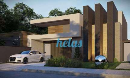 CASA COM 146 m² À VENDA POR R$ 1.390.000,00 NO CONDOMÍNIO BUONA VITA GOLD - ATIBAIA/SP.   Casa Térrea com 3 Dormitórios sendo 1 Suíte, salas de estar