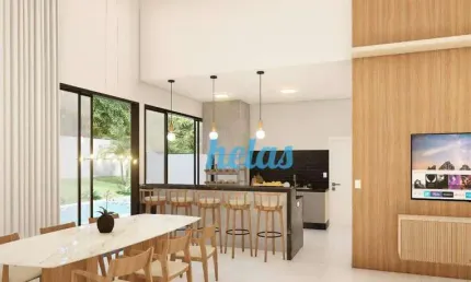 CASA TÉRREA COM 229m² À VENDA POR R$ 2.200.000,00 NO  CONDOMINIO RESERVA SÃO NICOLAU - ATIBAIA/SP.