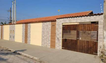 Casa para Venda em Itanhaém, Nova Itanhaém, 2 dormitórios, 1 banheiro, 3 vagas