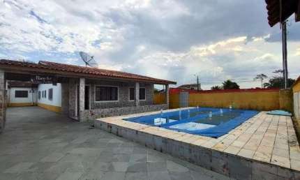 Casa para Venda em Itanhaém, Balneário Gaivota, 3 dormitórios, 2 suítes, 1 banheiro