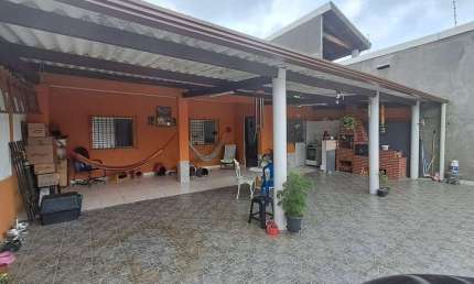 Casa para Venda em Itanhaém, Balneário Gaivota, 2 dormitórios, 1 suíte, 2 banheiros, 10 vagas