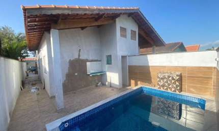 Casa para Venda em Itanhaém, Jardim Jamaica, 2 dormitórios, 1 suíte, 1 banheiro, 2 vagas