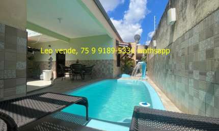 Linda casa bairro Feira 7 c 34 suíte, piscina, goumert