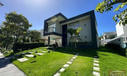 Casa em condomínio fechado com 4 quartos à venda na Rua Caraíva, 16, Alphaville (Abrantes), Camaçari