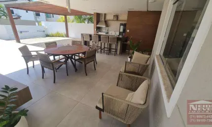 Casa em condomínio para venda em lauro de freitas, vilas do atlantico, 4 dormitórios, 4 suítes, 6 banheiros, 4 vagas