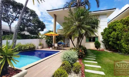 Casa em condomínio fechado com 3 quartos à venda na Avenida Praia de Itapoan, 235, Vilas do Atlantico, Lauro de Freitas