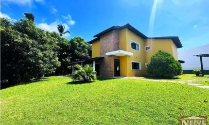 Casa em condomínio fechado com 5 quartos à venda na Rodovia Ba-099, 14, Praia de Busca Vida, Camaçari
