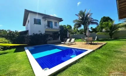 Casa em condomínio fechado com 4 quartos à venda na Rodovia Ba-099, 652, Praia de Busca Vida, Camaçari