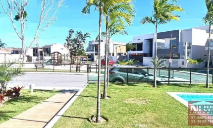 Terreno em condomínio fechado à venda na Rodovia Ba-099, 14, Abrantes, Camaçari