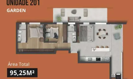 Apartamento com 3 quartos à venda na rua coronel luiz victorino ordine, são pedro, são josé dos pinhais, 77 m2 por r$ 669.304