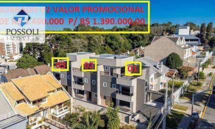 Sobrado com 3 dormitórios à venda, 309 m² por R$ 1.390.000,00 - São Lourenço - Curitiba/PR