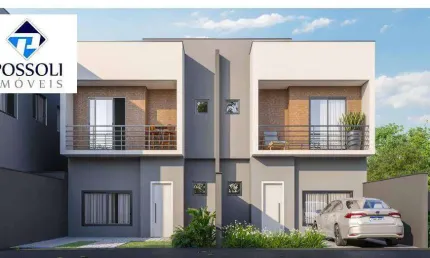 Sobrado com 3 dormitórios à venda, 111 m² por R$ 726.900 - Uberaba - Curitiba/PR