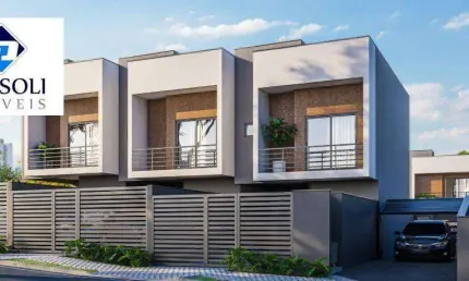 Sobrado com 3 dormitórios à venda, 116 m² por R$ 759.900 - Uberaba - Curitiba/PR