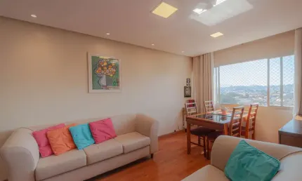 Confortável apartamento tipo para venda em Santana com 3 quartos, sendo 1 suíte, 84m²