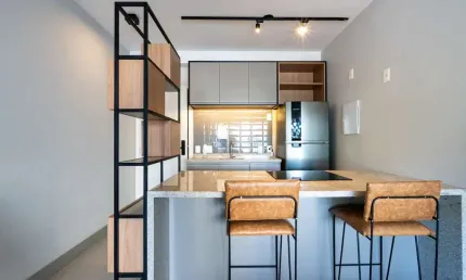 Confortável studio para venda em Campo Belo com 1 quarto, 40m²