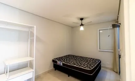 Agradável apartamento tipo para locação em campos elíseos com 1 quarto, 25m²