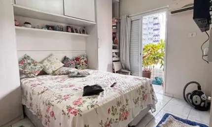 Atraente apartamento tipo para venda em guilhermina com 1 quarto, 52m²