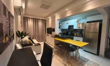 Aconchegante apartamento tipo para venda em itararé com 1 quarto, sendo 1 suíte, 48m²