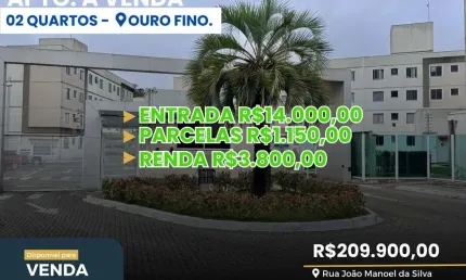 Apartamento 02 quartos - costeira - condomínio parque costa azul.