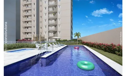 Apartamentos de 2 dormitórios varanda e vaga de garagem