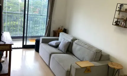 Apartamento de 2 domitórios vanrada e vaga, mobiliado