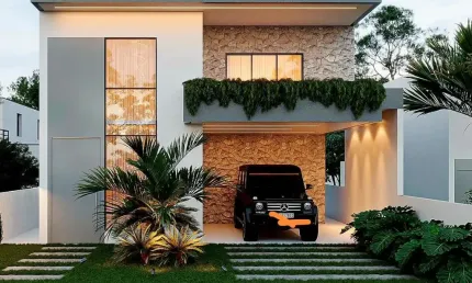 Casa belíssima com quatro  suites 2 pav. em terra de alphaville