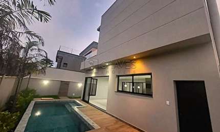 Casa condomínio 4 suítes para venda e locação no condomínio Alphaville III, 320 m2, Zona Sul de Ribeirão Preto