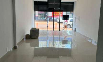Salão comercial de 100 m² com mezanino para alugar na Rua São Sebastião, Zona Central de Ribeirão Preto
