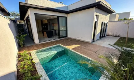 Casa térrea em condomínio de 3 suítes à venda no condomínio quinta dos ventos, 178 m², vila do golf, zona sul de ribeirão