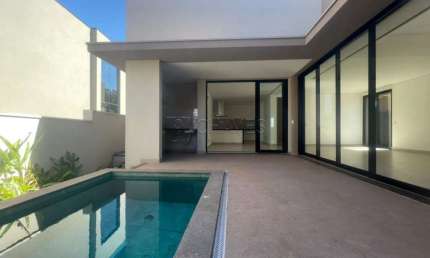 Sobrado em condomínio de 4 suítes para venda e locação no condomínio Terras de Florença, 258 m², Vila do Golf, Zona Sul de Ribeirão Preto