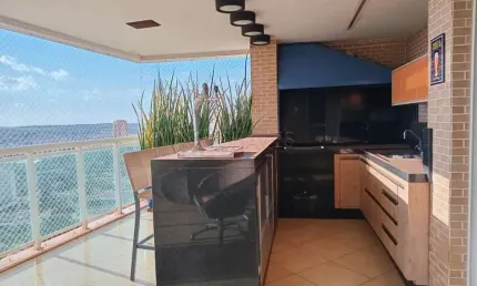 Apartamento de 3 suítes MOBILIADO para venda e locação no Edifício Doppio Spazio, 239,77 m², bairro Jardim Botânico, Zona Sul de Ribeirão Preto