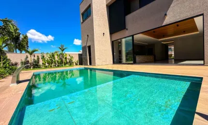 Sobrado em condomínio de 4 suítes à venda no Condomínio Buganville, 447 m², bairro Jardim Olhos D` Água, Zona Sul de Ribeirão Preto