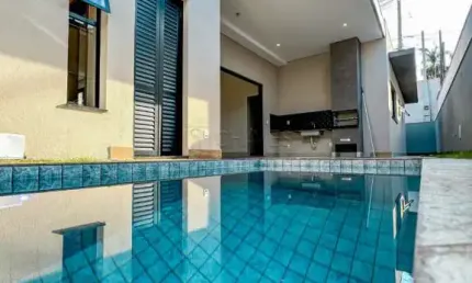 Casa térrea de 3 suítes à venda no Condomínio Aurora Village, 186 m², Royal Park zona sul de Ribeirão Preto