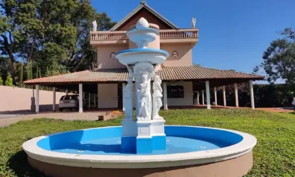 Chácara com 3 casas à venda, 2.400m², condomínio balneário recreativa, ribeirão preto