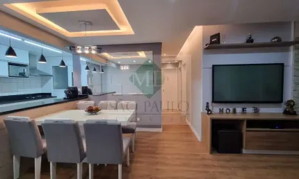 Apartamento à venda em Cerâmica, São Caetano do Sul-SP: 3 quartos, 1 suíte, 3 banheiros, 2 vagas, 93m² de área.