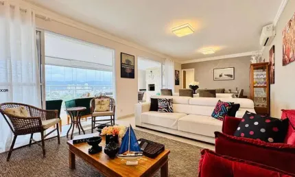 Apartamento para Venda em Guarujá, Mar e Céu, 3 dormitórios, 3 suítes, 5 banheiros, 2 vagas