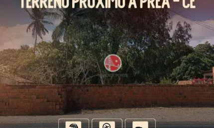 Terreno à venda, 525 m² por R$ 120.000,00 - Praia do Prea - Cruz/CE