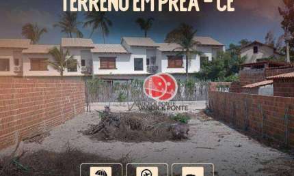 Terreno à venda, 320 m² por R$ 120.000,00 - Praia do Prea - Cruz/CE